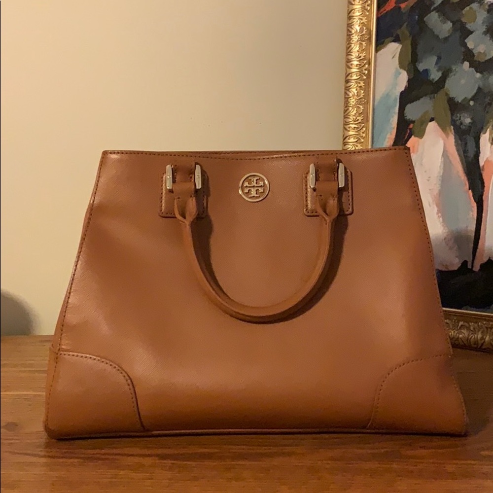 Tory Burch brown leather handbag